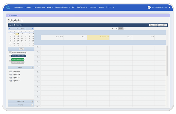 Scheduling system failure